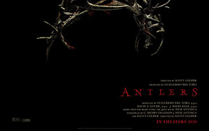 Poster of American supernatural horror film `Antlers`